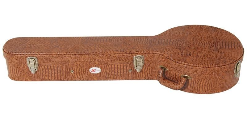 Xtreme Deluxe Brown Croc Vinyl Banjo Case